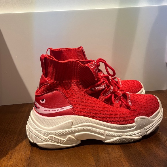 Basso Exclusive Shark/DB Red Sneakers - Picture 3 of 4